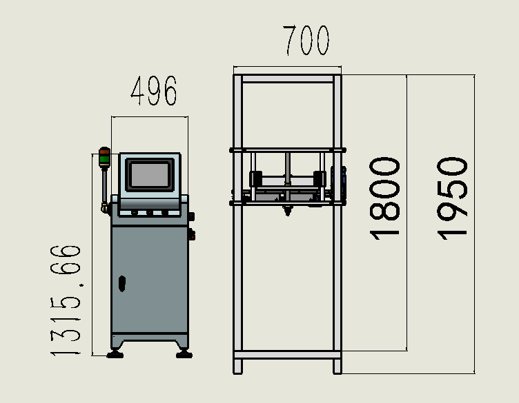 Can pressure inspection machine Can pressure inspection machine