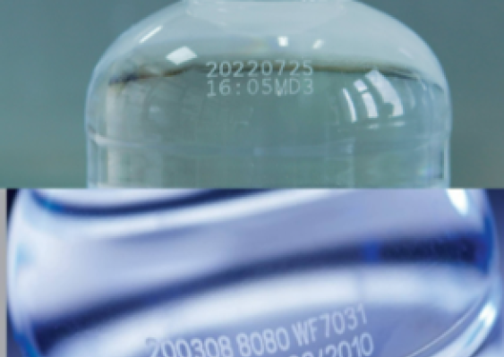 Inspeção visual do código e da etiqueta