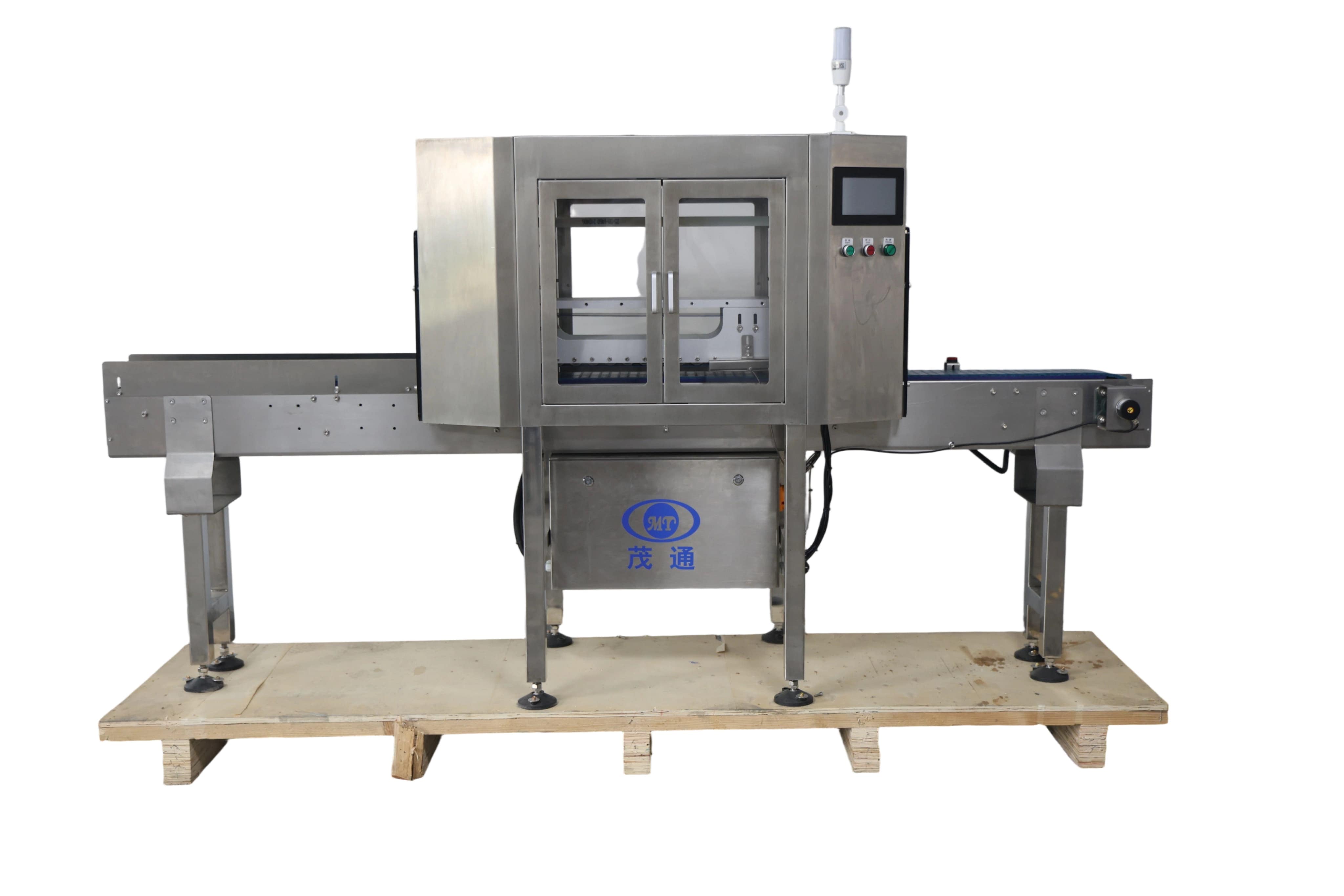 Bag product leakage detection machine