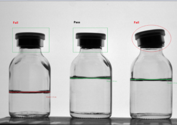 Détection des défauts des bouteilles